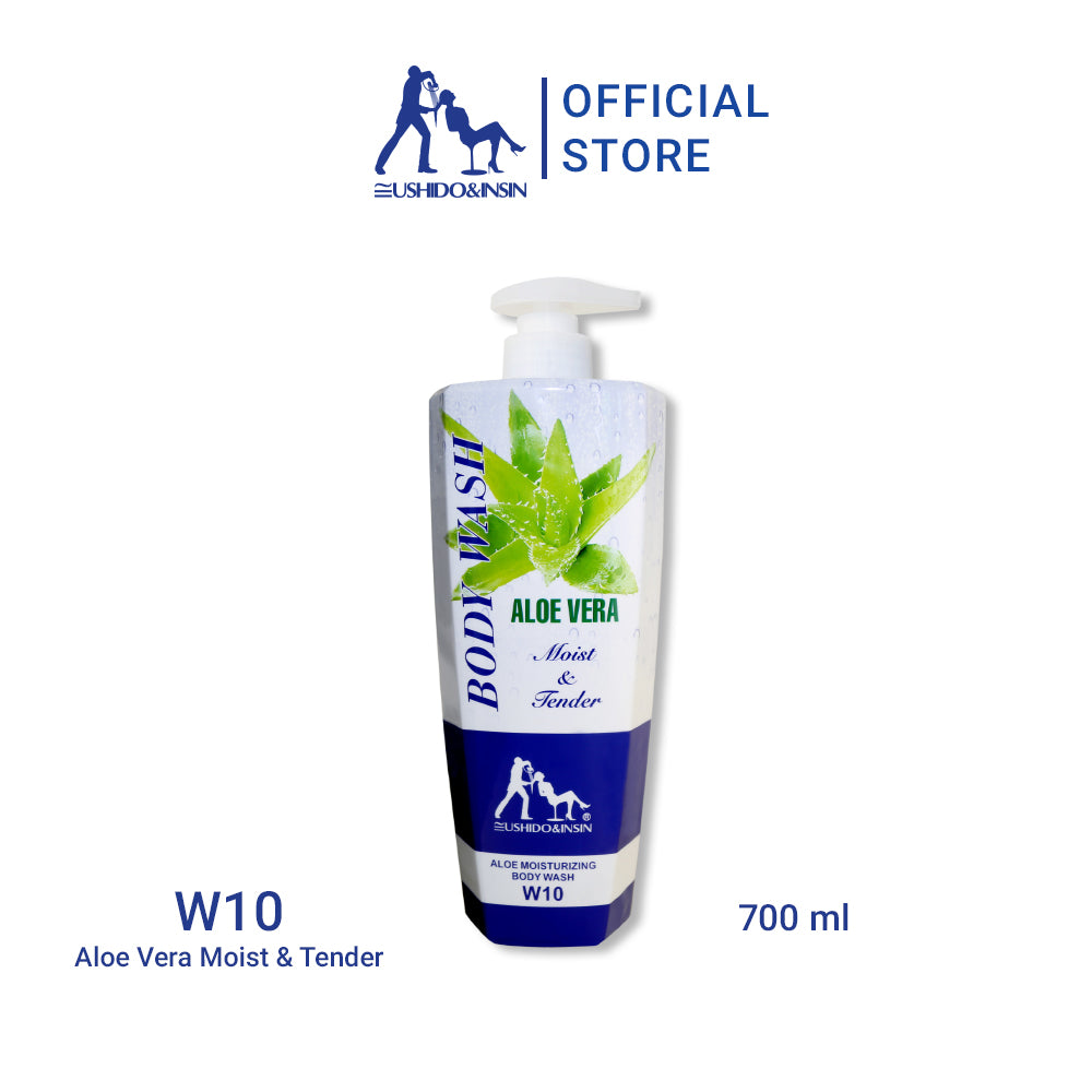 W-10 Aloe Vera Moist and Tender Body Wash 700ml